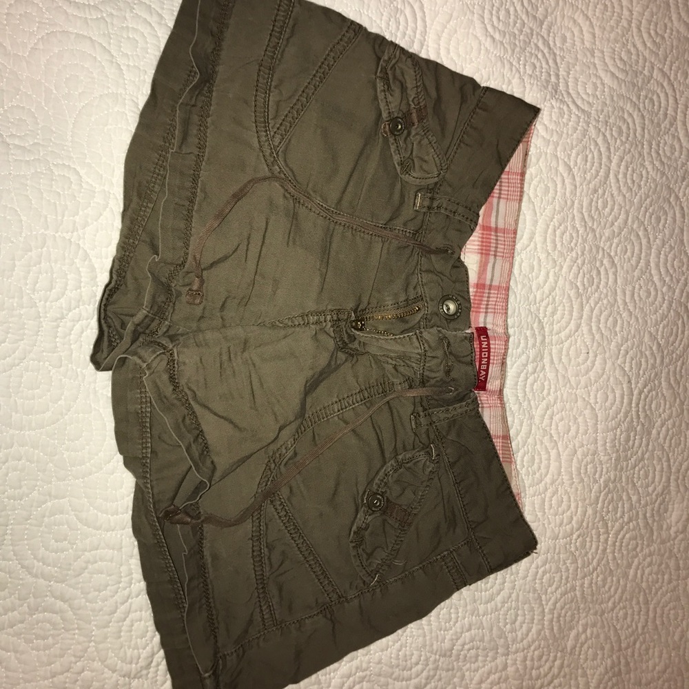 Hunter green shorts